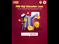 pnb digi education loan