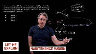 Maintenance margin (for the @CFA Level 1 exam)