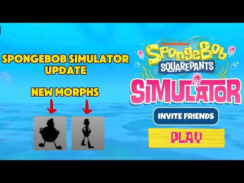 SpongeBob Simulator Roblox UPDATE NEW Worlds and NEW Morphs Shady Shoals and Mermalair Update