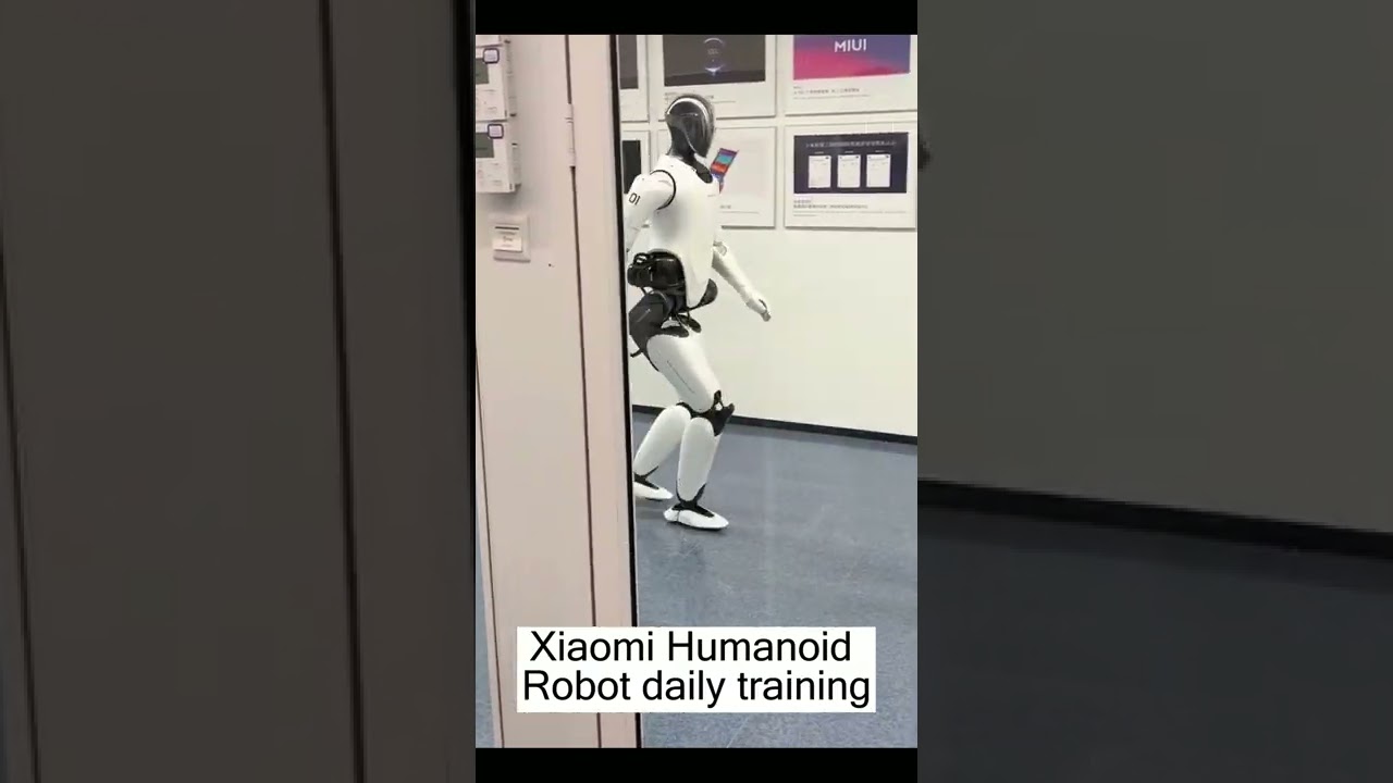 Xiaomi Humanoid Robot Cyberone Daily Training Shorts Robot Youtube
