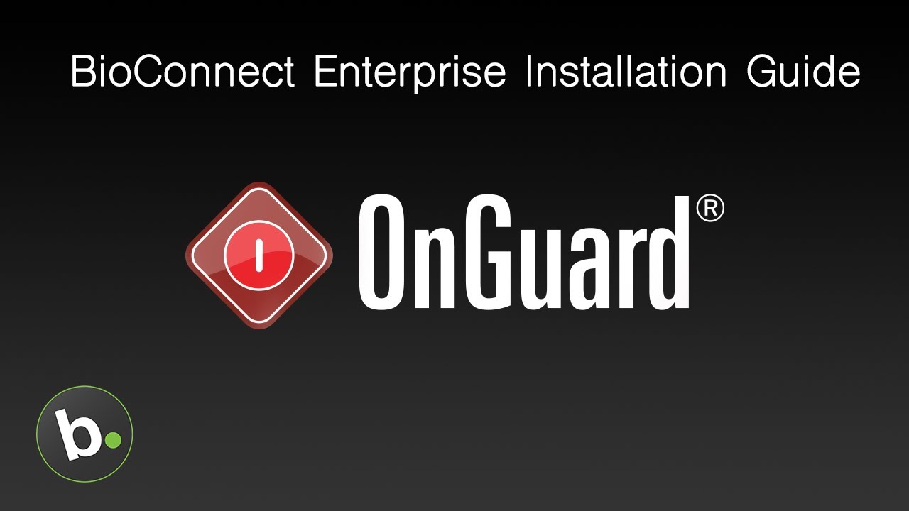 How To Install BioConnect Enterprise With Lenel OnGuard - YouTube