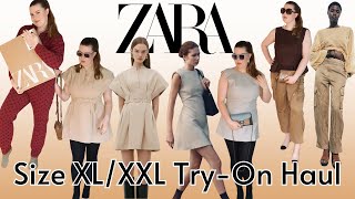 Is Zara Plus Size Friendly? Size XL/XXL Try-On Haul + How To Disguise/Flatter Hip Dips \u0026 Tummy