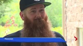 Moncton man enters big beard online competition