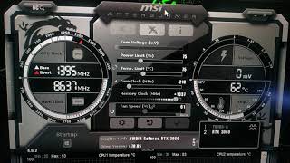 RTX 3060 mining @49.40 MH/s and RTX 2060S mining @44 MH/s on T-rex