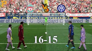Longest Penalty Shootout | Liverpool vs Inter | eFootball™ Gameplay #liverpool