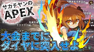 サカチヤンのAPEX(大会までにダイヤに突入せよ)