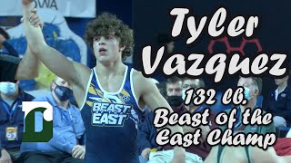 Tyler Vazquez | Delbarton | upsets national #4 Anthony Santaniello | 132 lb. Beast of the East Final