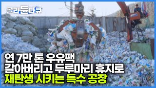 악취나는 우유팩이 두루마리 휴지가 되는 놀라운 과정｜재활용 선진국｜극한직업｜#골라듄다큐