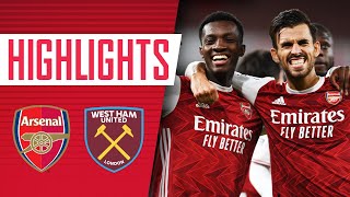 HIGHLIGHTS | Arsenal vs West Ham (2-1) | Lacazette, Antonio, Nketiah