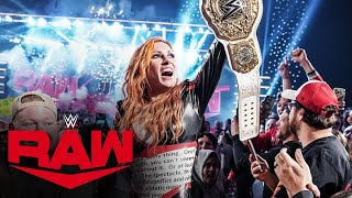 Becky Lynch celebrates her Women’s World Title victory: Raw highlights, April 22