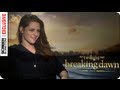 The Twilight Saga: Breaking Dawn Part 2: Kristen Stewart Exclusive Interview | ScreenSlam