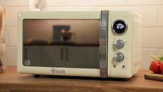 Swan Retro Microwave - SM22030