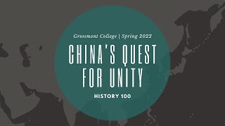 China's Eternal Quest for Unity