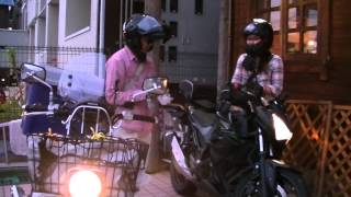 素敵な彼女　女性ライダー　日本一周した猛者　2014　Z250　Kawasaki　カワサキ・Z250　ER250C　Super Cub110 PRO　EBJ-JA07　ホンダ・カブ