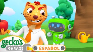 Verde salva el árbol | 🐸 Garaje de Gecko | Carros para niños | Vídeos educativos