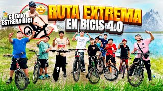 RUTA EXTREMA 5.0 EN BICICLETAS / CHEMIO TIENE BICI NUEVA 🤩🚴🏽‍♂️🚴‍♀️🚲 Grillo La Duda Soñadores