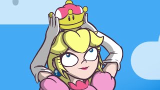 Peach tries on the Super Crown [Comic Dub]