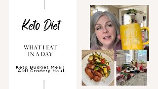Keto Budget Meal / What I Eat In A Day / Big Grocery Haul / Lots of Goodies