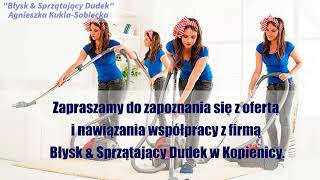 Usługi sprzątające sprzątanie mieszkań mycie okien Kopienica Błysk \u0026 Sprzątający Dudek