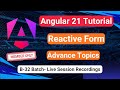 Reactive Form Advance Concepts | Angular Tutorial