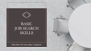 Basic Job Search Skills