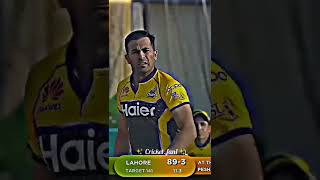 Wahab Riaz Beautiful yorker to Ben Dunk against  Lahore | LQ vs PZ |#cricket #shorts #levelhai