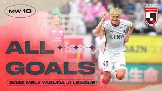 Suga's Insane Stunner, Caike, Leandro And More! | All 2022 J1 LEAGUE Goals | Matchweek 10