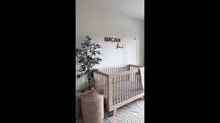 A nursery that will grow with baby