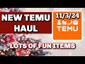 Must-see Temu Haul For 11/3/24!