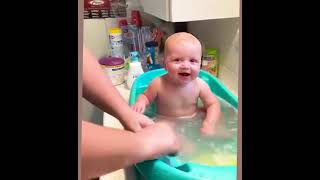 cute baby bathing funny video | comedy video  |THE BABIES SHOW