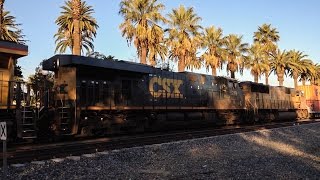 Railfanning Ontario \u0026 West Colton 1 2 2015 Featuring UP CSX, NS \u0026 SP