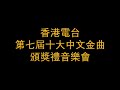 19850322香港電台第七屆十大中文金曲頒獎禮 梅艷芳似水流年 最佳唱片封套飛躍舞台