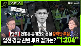 [주진우라이브] 한동훈 폰 분실에 강력계 형사 출동 -  장성철 평론가, 장윤선 정치전문 기자ㅣKBS 230627 방송