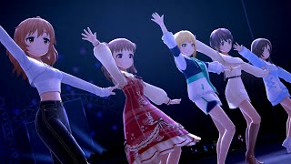 【デレステＭＶ】 「ミラーボール・ラブ」　宮本フレデリカ　棟方愛海　及川雫　荒木比奈　姫川友紀