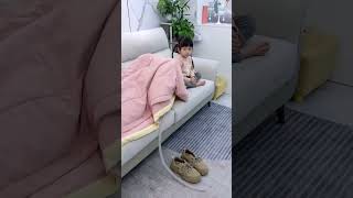 这小棉袄也太漏风了😂 #爸爸带娃 #家有萌娃 #亲子