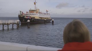 Met de stoomtram naar de pakjesboot van Sinterklaas