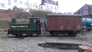 East Lancashire Railway - shunting with Sentinel Works 7232 'Ann'