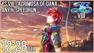 Ys VIII: Lacrimosa of Dana - Any% Speedrun in 12:28