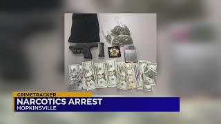 Narcotics arrest in Christian County, KY