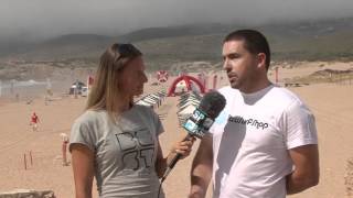 Interview with Nuno Figueiredo at the EDP Kite Surf Pro Cascais