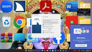 Jaws startup wizard and basic settings