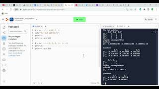 Code review: calculate eigenvalue and eigenvector in R and Python