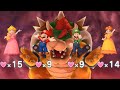 Mario Party 10 - Peach, Mario, Luigi, Daisy vs Bowser - Chaos Castle