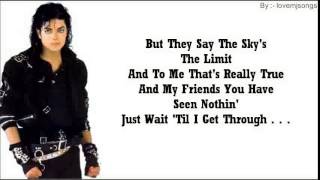 michael jackson - bad (lyrics)