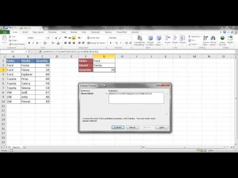Perform a Two Column Lookup In Excel Perform a Two Column Lookup In Excel
