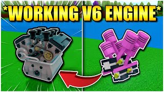 【👑BEST】WORKING ENGINE Tutorial In Build A Boat Roblox | V6/V8/V10/V12 Engine Build Tricks