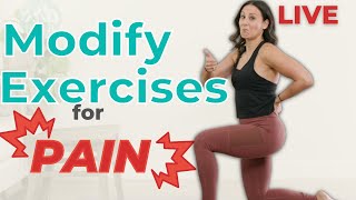 Modify Exercises for Pain