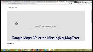 Google Maps API error: Solution How to fix it?