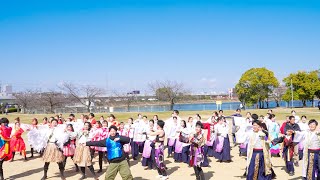 [4K] 総踊り④『うらじゃ音頭』　堺よさこいかえる祭り 2024 水賀池公園会場