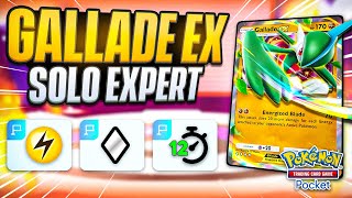 Vs Gallade EX Expert Solo 100% F2P Friendly Guide!!! (Space-Time Showdown) 【Pokemon TCG Pocket】